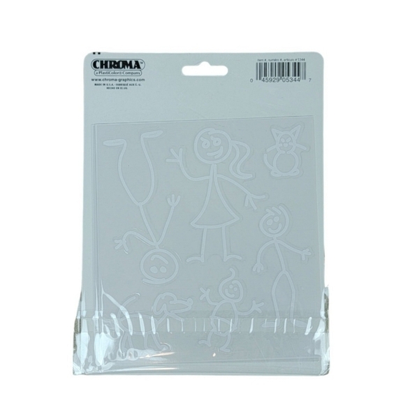 Chroma My Stick Family Decal‎ Kit 12 Piece - Picture 2 of 3
